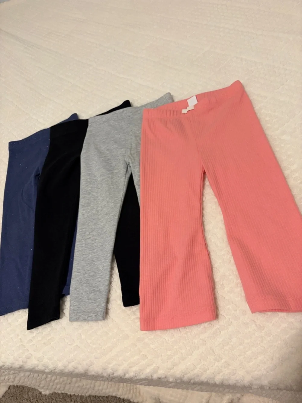 GAP Kids Ribbed Coral and Assorted Legging Set